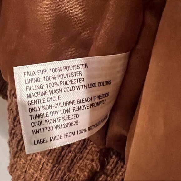 Wild Fable Brown Teddy Jacket - Picture 6 of 8